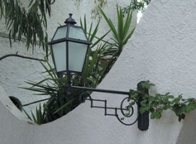 Wandleuchte Roma Nr. 90118 |große Außenleuchte mit Jugendstil Wandarm